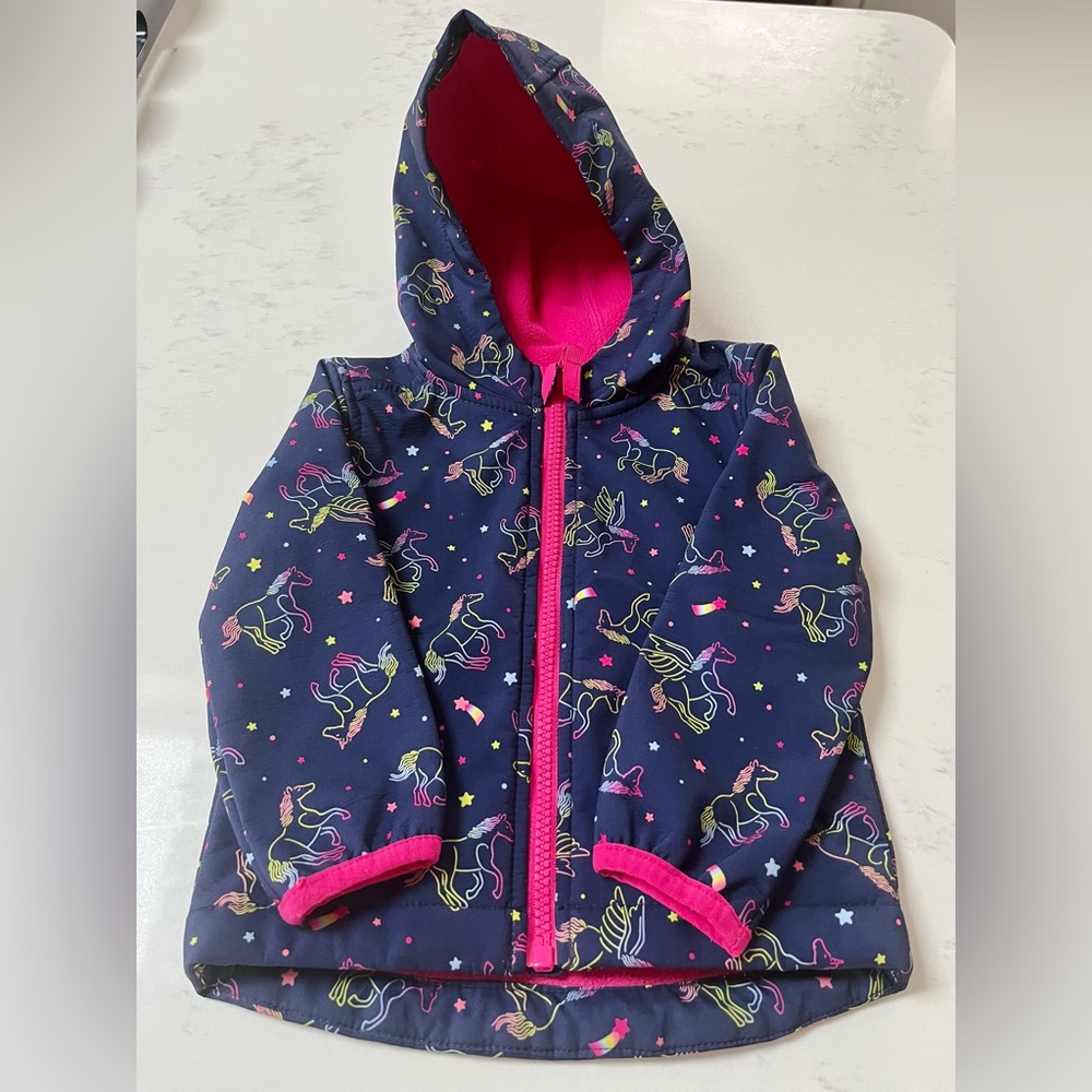 Cat & Jack Unicorn Coat 18M